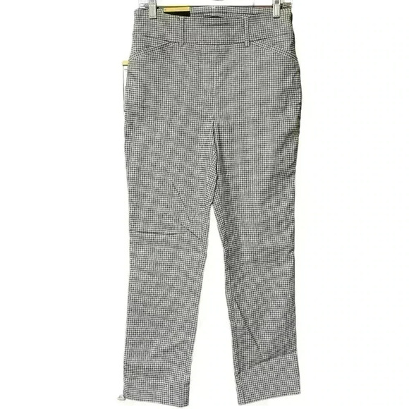 Hilary Radley Pants Women’s Small Off-White & Black Pull-On Tummy Control NWT - Picture 1 of 7